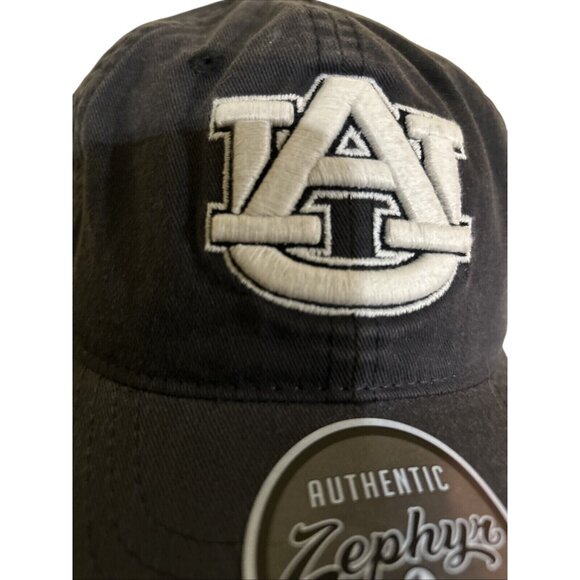Zephyr NCAA Auburn Tigers Washed Cotton Curved Bill Hat Zephyr New - Picture 7 of 10
